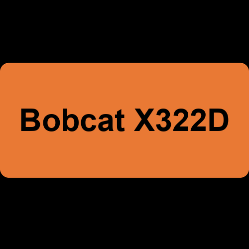 Bobcat X322D